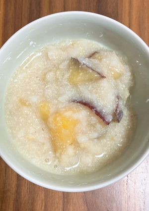 さつま芋の豆乳ミルク粥-レシピのメイン写真