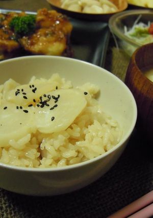 簡単★かぶの炊き込みご飯-レシピのメイン写真