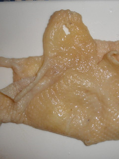ヘルシーに!鶏皮の下準備♪-レシピのメイン写真