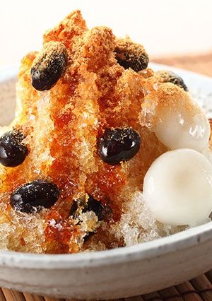 黒豆黒蜜きな粉のかき氷-レシピのメイン写真