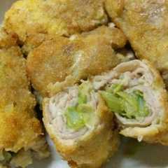 รูปของ ★ジューシー♪レタスの豚肉巻きカツ★
