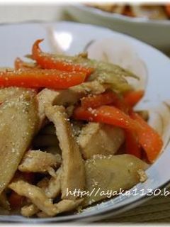 ごぼうと鶏肉のさっぱり煮きんぴら-レシピのメイン写真