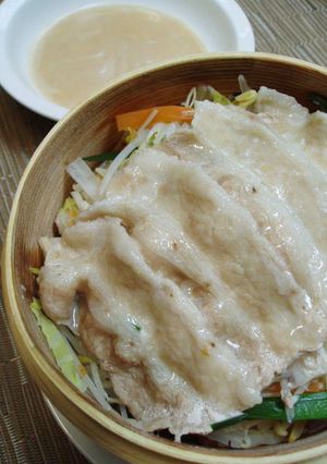豚バラ肉と冬野菜のセイロ蒸し-レシピのメイン写真