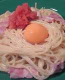 簡単パスタ☆たらこカルボナーラ