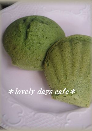 卵１個で♪抹茶マドレーヌ-レシピのメイン写真
