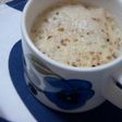 レンジで簡単☆カップでごまミルキーケーキ