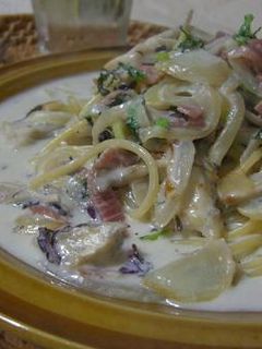 生ハムのクリームパスタ-レシピのメイン写真