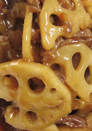 基本おかず♪レンコンと豚肉の甘辛炒め-レシピのメイン写真