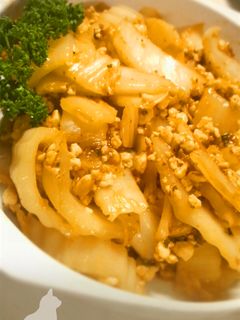 素を使って*麻婆白菜炒め*-レシピのメイン写真