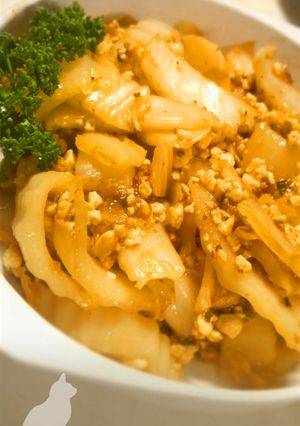 素を使って*麻婆白菜炒め*-レシピのメイン写真