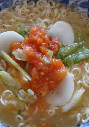 インスタントで☆さっぱりトマトラーメン☆-レシピのメイン写真