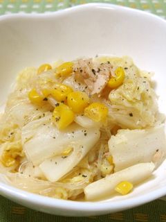 白菜が美味しい!春雨ツナ煮♪-レシピのメイン写真