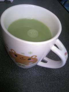 抹茶ミルク☆青汁で・・(>_<)-レシピのメイン写真