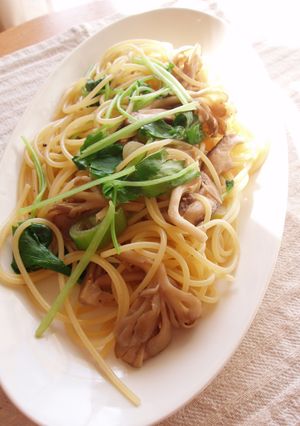 きのことみつばの和風パスタ-レシピのメイン写真