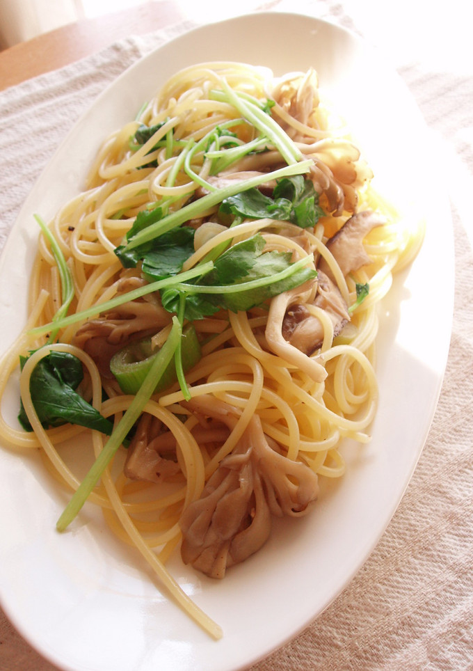 きのことみつばの和風パスタ-レシピのメイン写真