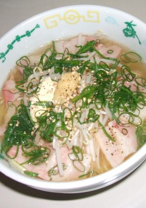 しおバタラーメン-レシピのメイン写真