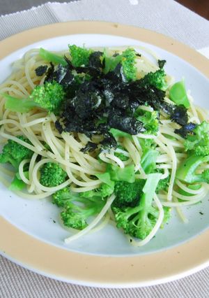ブロッコリーとのりのゆずこしょうパスタ-レシピのメイン写真