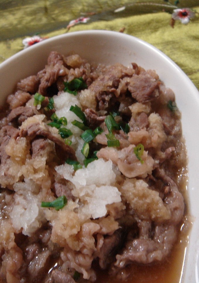 簡単♪牛肉のおろし煮-レシピのメイン写真