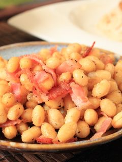 大豆とベーコンのコンソメ炒め。-レシピのメイン写真