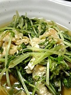 ★水菜と油揚げの♪簡単♪煮浸し★-レシピのメイン写真