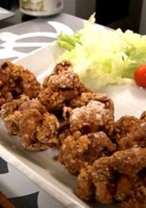 食欲増進！ニンニク醤油風味の鶏の唐揚げ-レシピのメイン写真