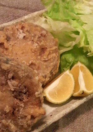 栄養満点☆蓮根のはさみ揚げ-レシピのメイン写真