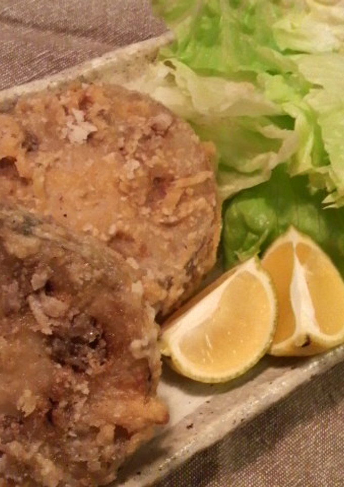 栄養満点☆蓮根のはさみ揚げ-レシピのメイン写真