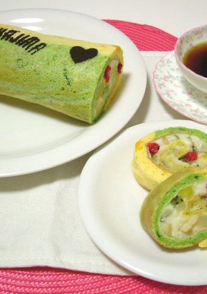 豆乳クリームの米粉ベジロールケーキ♪-レシピのメイン写真
