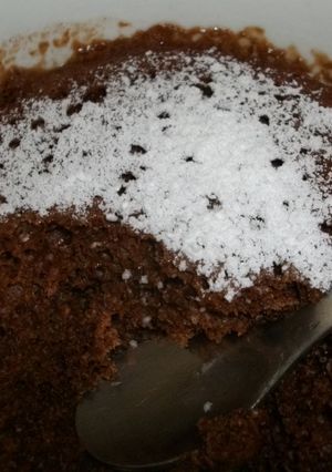 スプーンでどうぞ！ふわふわチョコケーキ-レシピのメイン写真
