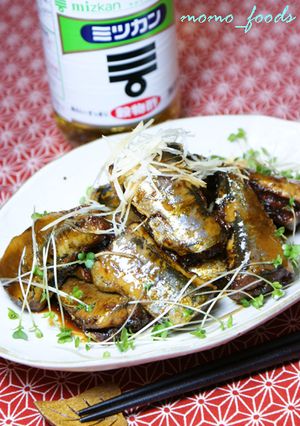 お酢でさっぱり!いわしの黒砂糖照り照り煮-レシピのメイン写真