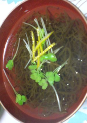 もずくのお吸い物-レシピのメイン写真