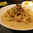 葱たっぷりヘルシー☆豆乳味噌パスタ