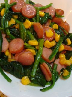 ほうれん草の彩りバターソテー♥♥-レシピのメイン写真