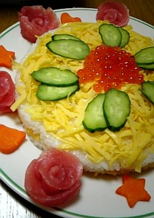 ちらしケーキ寿司♪-レシピのメイン写真