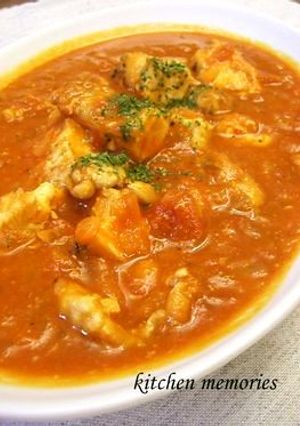 お酢でさっぱり煮❤鶏肉のトマト煮込み-レシピのメイン写真