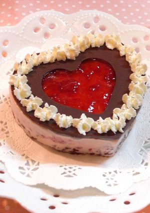 ❤ストロベリー＊チョコ＊アイスケーキ❤-レシピのメイン写真