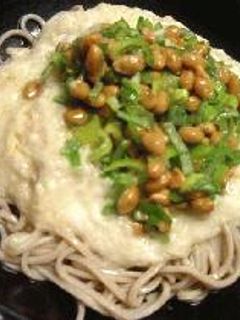 納豆とろろそば-レシピのメイン写真
