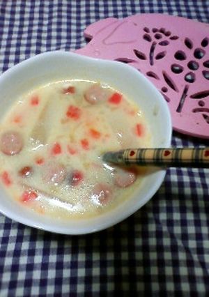 野菜たっぷり豆乳スープ～味噌仕立て～-レシピのメイン写真