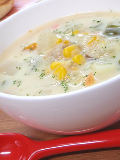 ✿野菜たっぷり中華豆乳スープ✿-レシピのメイン写真