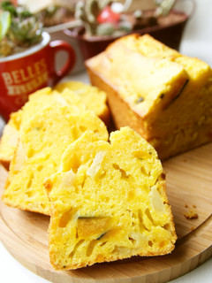 ✿かぼちゃとりんごのパウンドケーキ✿-レシピのメイン写真