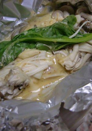 鮭のホイル焼き✿味噌マヨバター-レシピのメイン写真