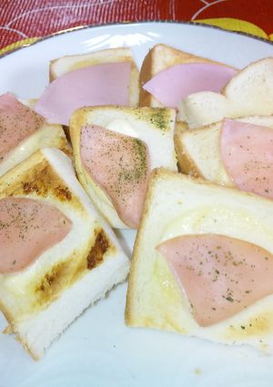 懐かしハムマヨ-レシピのメイン写真