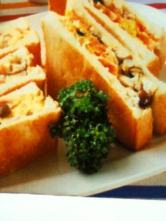 ♪しめじたっぷりホットサンド♪-レシピのメイン写真