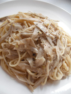 ごぼうのクリームパスタ-レシピのメイン写真