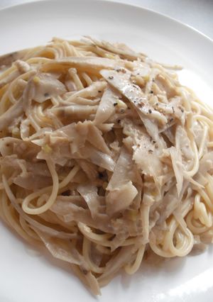 ごぼうのクリームパスタ-レシピのメイン写真