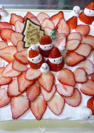 四角いケーキ❤大人数用❤-レシピのメイン写真