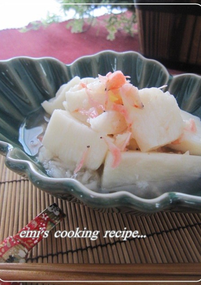 旨みじんわり★長いもと桜海老ほっこり煮-レシピのメイン写真