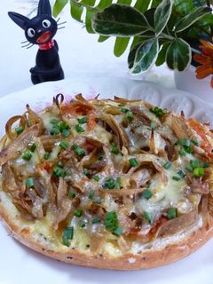 朝食に☆きんぴらごぼうトースト-レシピのメイン写真