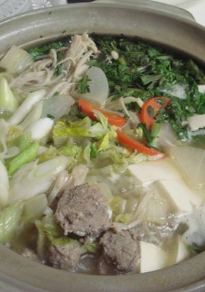 とりどり野菜で＜さんまのつみれ鍋＞-レシピのメイン写真