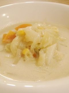 体に優しい♪おいしい豆乳スープ-レシピのメイン写真